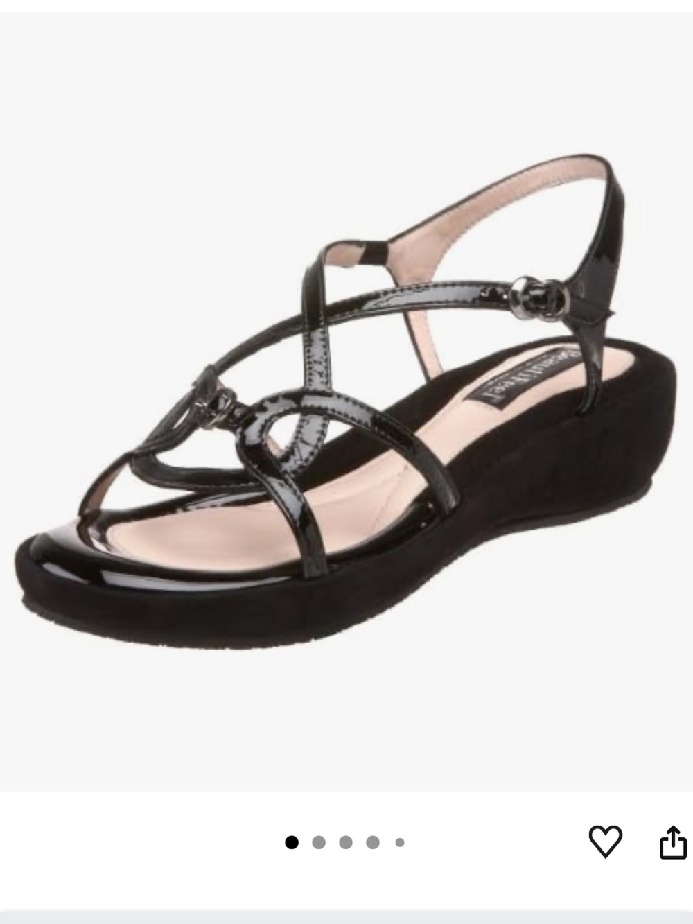 BeautiFeel Cacao Mauve Patient Leather Sandals